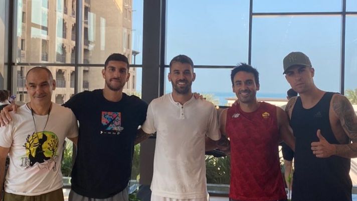 Pellegrini, Mancini e Spinazzola si allenano a Dubai: “I gladiatori non riposano” Pellegrini, Mancini e Spinazzola si allenano a Dubai: “I gladiatori non riposano” - immagine 1