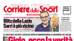 Prima Pagina, Corriere dello Sport: “Gigio, ecco la verità. Blitz della Lazio, Sarri è più vicino”