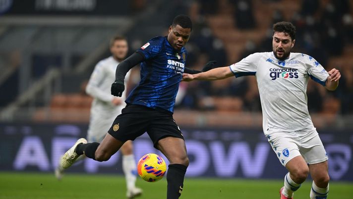 Inter-Empoli, moviola GdS: mano di Dumfries, non è rigore. Sacchi non convince - immagine 1