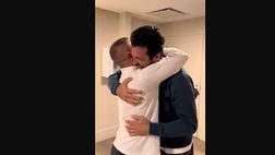 VIDEO / Cannavaro visita la Nazionale negli Usa e abbraccia Buffon