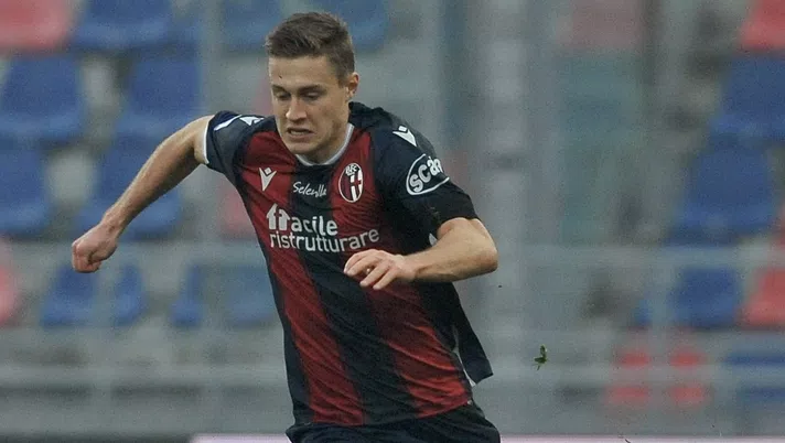 Mattias Svanberg (centrocampista Bologna), obiettivo di calciomercato del Milan | AC Milan News (Getty Images)