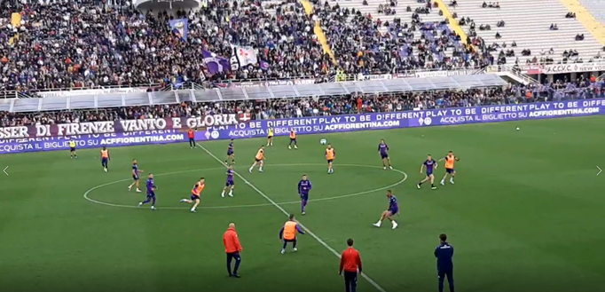 Allenamento a porte aperte al Franchi Fiorentina sempre più nei cuori fiorentini: Italiano, è il momento di sognare- immagine 2