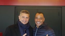 Cafu stamattina a ‘Casa Milan’
