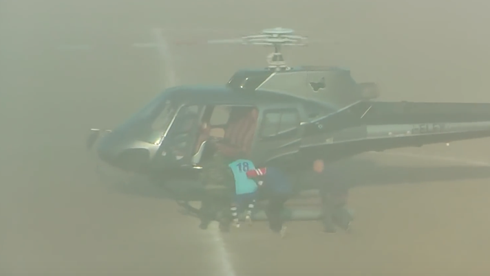 Curiosità: addio al calcio in stile hollywoodiano, elicottero in campo e finto rapimento… 