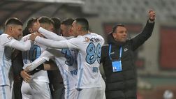 La FCSB vince il derby di Bucarest e all’uscita dal campo “spacca” l’insegna della Dinamo