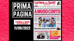 Prima pagina Corriere dello Sport: Milan, Inter e Napoli “a muso corto”