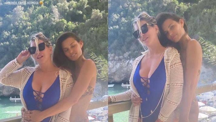 Wanda incantata da Capri e in posa come una diva, la ex di Balotelli: “Difficile trovare…” 