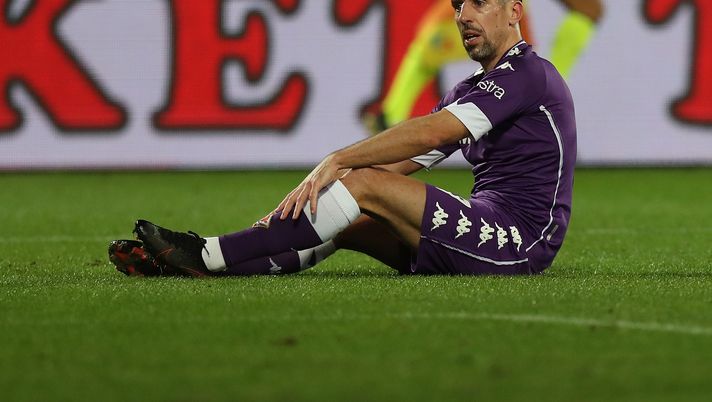 FLORENCE, ITALY - JANUARY 23: Franck Ribery of ACF Fiorentina in action during the Serie A match between ACF Fiorentina and FC Crotone at Stadio Artemio Franchi on January 23, 2021 in Florence, Italy.  (Photo by Gabriele Maltinti/Getty Images) 