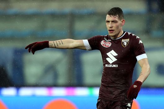 EMPOLI, ITALY - FEBRUARY 05: Andrea Belotti of FC Torino reacts during the Serie A match between Empoli FC and FC Torino at Stadio Carlo Castellani on February 5, 2017 in Empoli, Italy. (Photo by Gabriele Maltinti/Getty Images) EMPOLI, ITALY - FEBRUARY 05: Andrea Belotti of FC Torino reacts during the Serie A match between Empoli FC and FC Torino at Stadio Carlo Castellani on February 5, 2017 in Empoli, Italy. (Photo by Gabriele Maltinti/Getty Images)