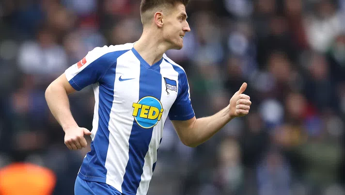 Krzysztof Piatek, attaccante dell'Hertha Berlino (credits: GETTY Images)