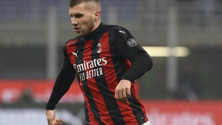 Ante Rebic (attaccante AC Milan), qui durante Milan-Lazio 3-2 (Serie A 2020-2021) | News (Getty Images)