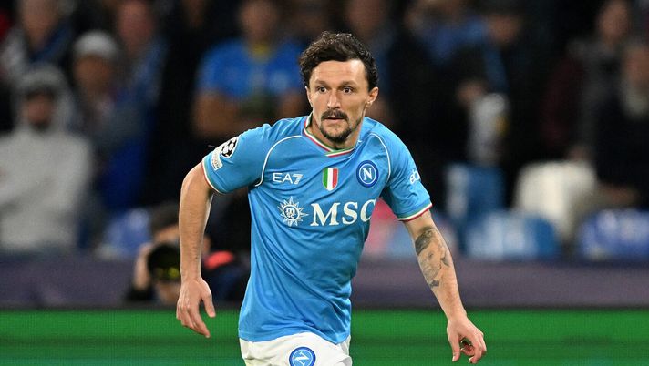 NAPLES, ITALY - NOVEMBER 08: Mario Rui of SSC Napoli during the UEFA Champions League match between SSC Napoli and 1. FC Union Berlin at Stadio Diego Armando Maradona on November 08, 2023 in Naples, Italy. (Photo by Francesco Pecoraro/Getty Images) mario rui