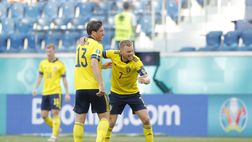 Europei, Svezia-Slovacchia 1-0: Forsberg per la vittoria degli svedesi