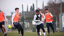 Verona, l’allenamento di oggi