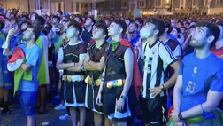 VIDEO / Italia-Inghilterra, fan zone di Roma in delirio per il gol di Bonucci