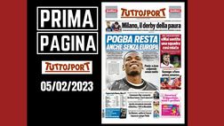 Prima pagina Tuttosport: “Pogba resta anche senza Europa”