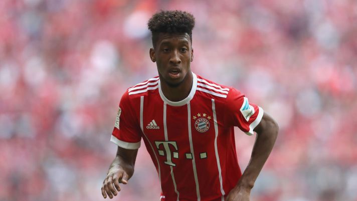 MUNICH, GERMANY - MAY 20:  Kingsley Coman of Bayern Muenchen looks on during the Bundesliga match between Bayern Muenchen and SC Freiburg at Allianz Arena on May 20, 2017 in Munich, Germany.  (Photo by Alexander Hassenstein/Bongarts/Getty Images) 