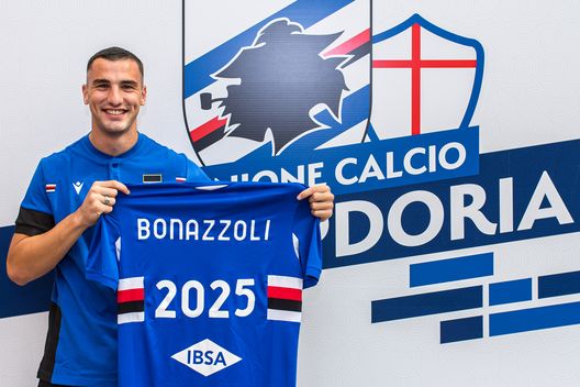 Sampdoria Bonazzoli (twitter Sampdoria) Sampdoria Bonazzoli (twitter Sampdoria)