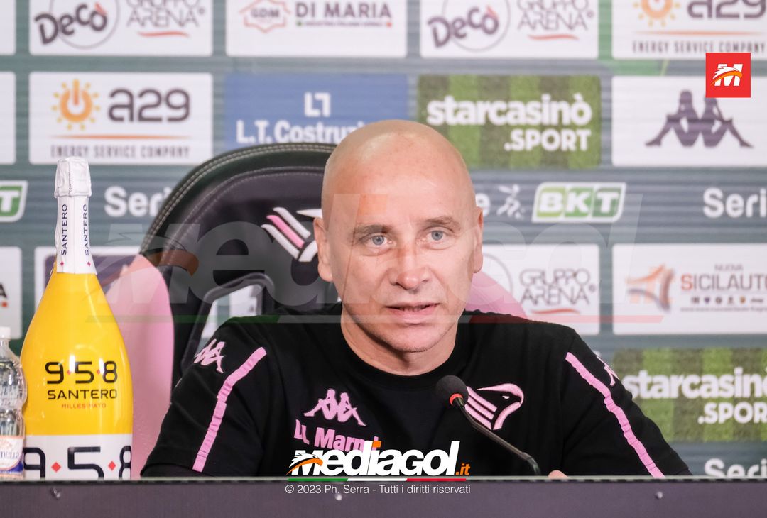 FOTO PALERMO, verso la Reggina: Mister Corini in conferenza stampa (Gallery) - immagine 12