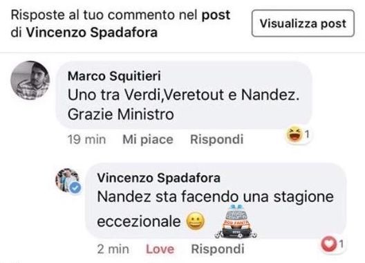 ? FOTO – Spadafora ha risposto così a una domanda sul fantacalcio- immagine 2