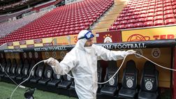 Besiktas, cabina disinfettante anti-coronavirus all’ingresso del centro sportivo