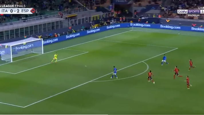 VIDEO Italia-Spagna, il contropiede micidiale di Chiesa e il gol di Pellegrini - immagine 1