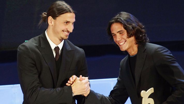 Zlatan Ibrahimovic ed Edinson Cavani (credits: GETTY Images) 