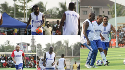 Chi si rivede! Jay Jay Okocha, Diouf e Adebayor in campo con Weah per beneficenza in Liberia