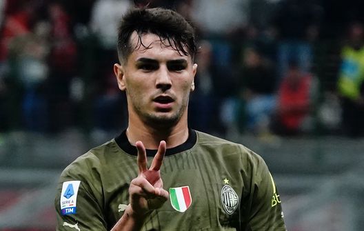 esultanza Brahim Díaz AC Milan Milan-Monza 4-1 Serie A 2022-2023