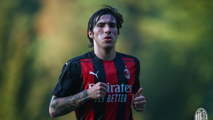 Sandro Tonali, centrocampista del Milan (credits: acmilan.com) 