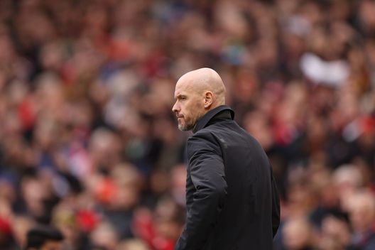 MANCHESTER, ENGLAND - FEBRUARY 19: Manchester United manager Erik ten Hag during the Premier League match between Manchester United and Leicester City at Old Trafford on February 19, 2023 in Manchester, England. (Photo by Richard Heathcote/Getty Images)  Manchester United Chelsea