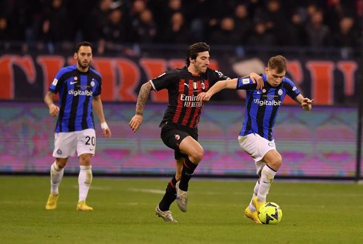 supercoppa milan inter barella tonali