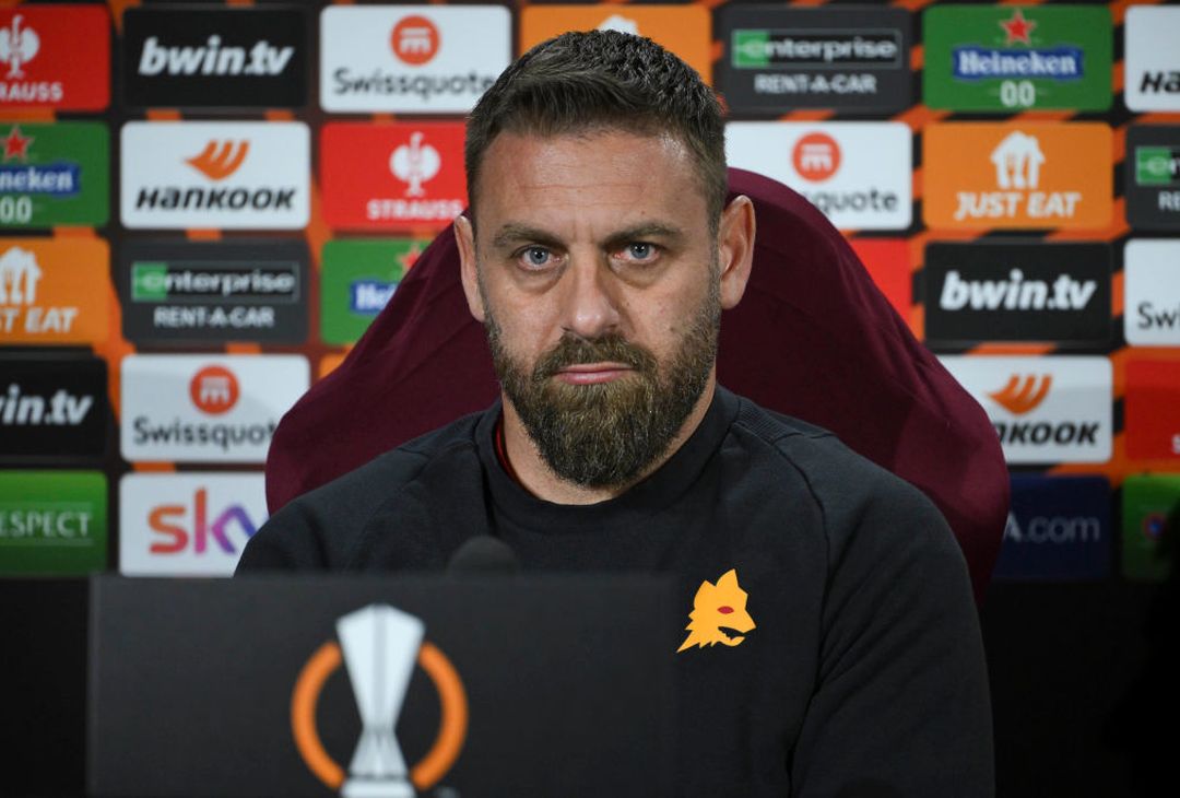 Roma-Brighton, la conferenza stampa di De Rossi e Mancini – FOTO GALLERY - immagine 4