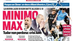 EDICOLA / CdS: Inter, è countdown scudetto. Domani altre cinque gare di A