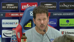 Simeone: “Io in Italia? Sto bene dove sto. Mio figlio? Mi piace come gioca, ma…”