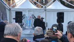 Toni Malco canta l’inno della Lazio – VIDEO