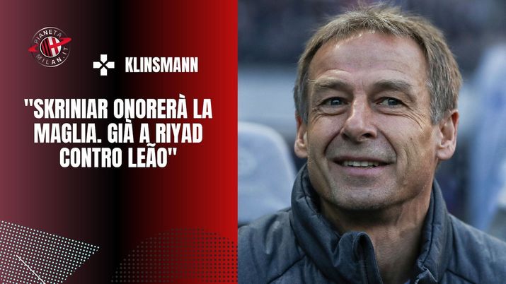 intervista Klinsmann Milan-Inter Supercoppa Italiana