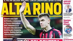 Prima Pagina, Corriere dello Sport: “AltaRino. Kean, gol e bufera. Inter senza pace”