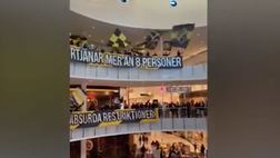 VIDEO Allsvenskan, 8 tifosi allo stadio e negozi aperti: la protesta dei tifosi dell’AIK