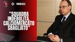 Milan, Vocalelli: “Calciomercato sbagliato. Squadra indebolita”