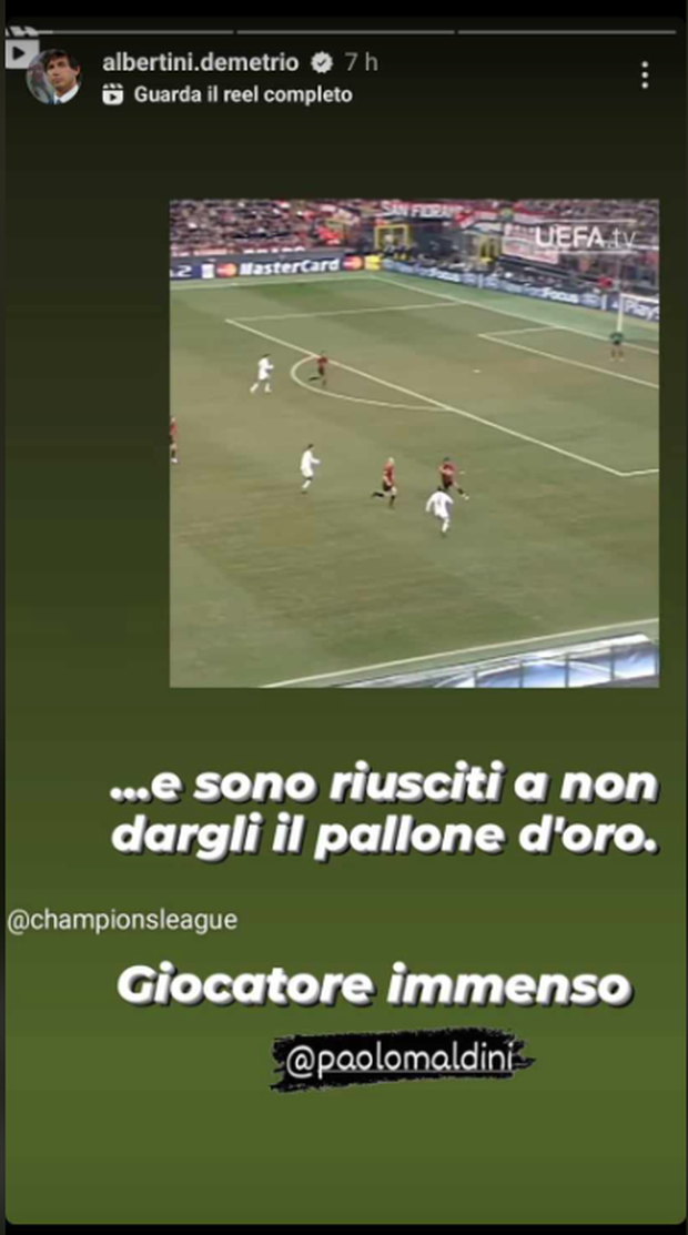 streaming instagram albertini