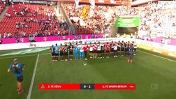 VIDEO/ Bundesliga, l’Union Berlino vola in vetta: festa sotto la Curva
