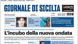 Prima Pagina, Giornale di Sicilia: “L’incubo della nuova ondata”