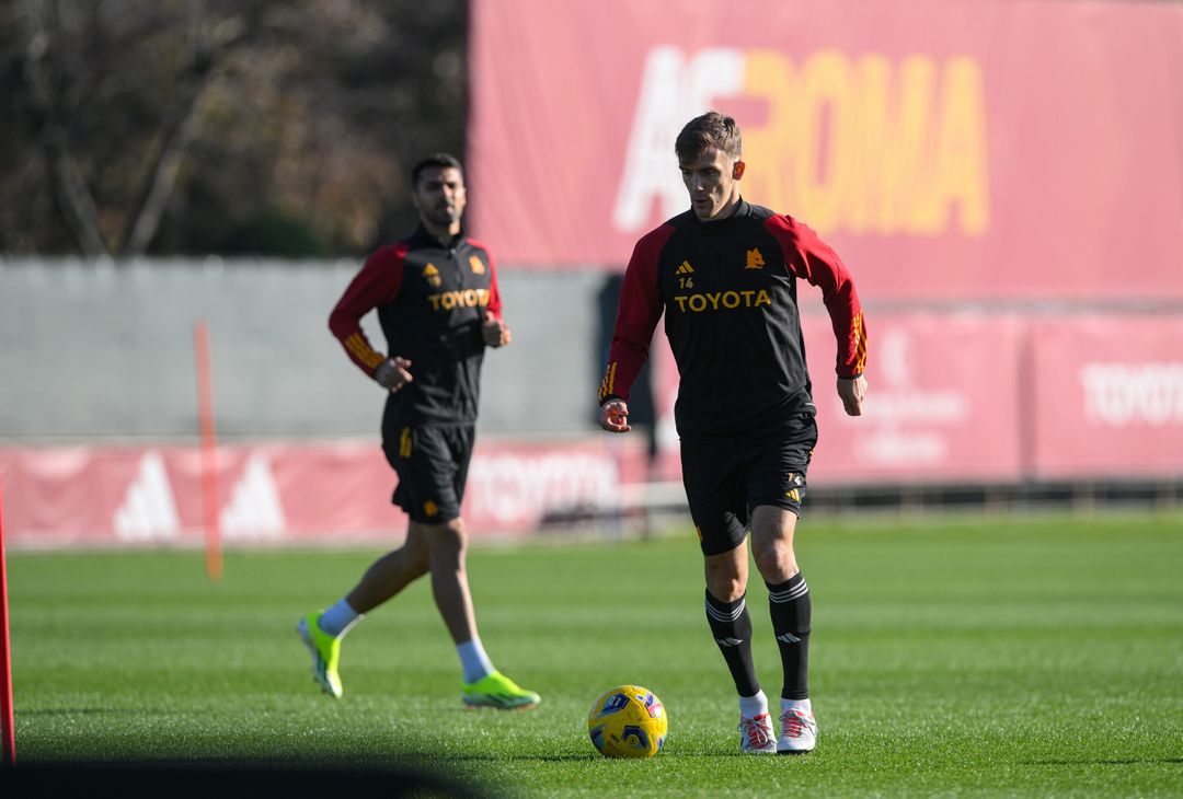 Roma, l’ultimo allenamento prima della partenza per Riyad – FOTOGALLERY - immagine 35
