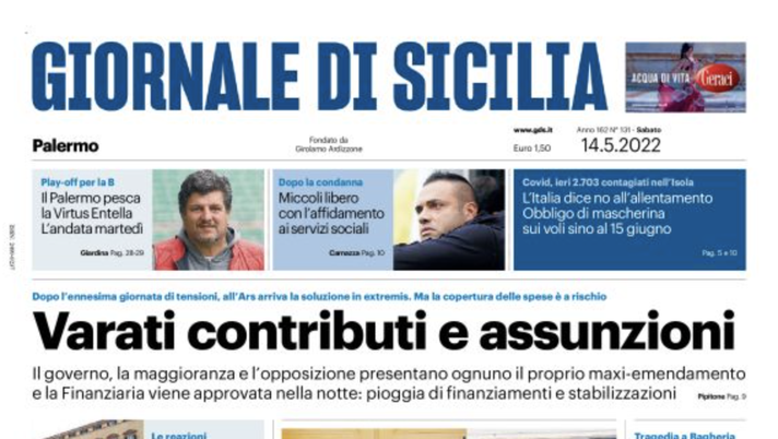 prima pagina