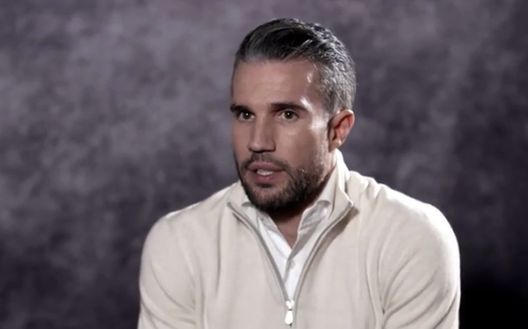 Van Persie durante la puntata de “I Signori del Calcio” Van Persie durante la puntata de “I Signori del Calcio”