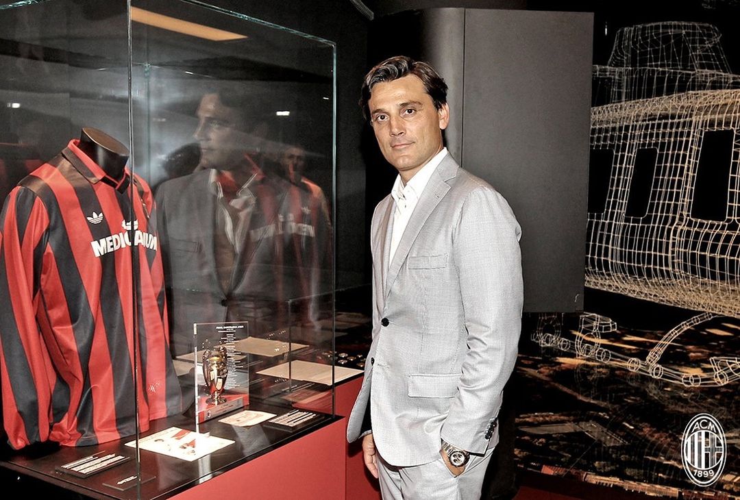  Vincenzo Montella a 'Casa Milan' (credits: acmilan.com) 