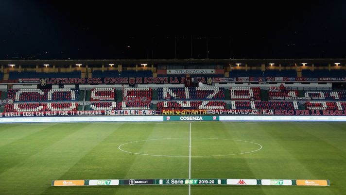 COSENZA, ITALY - JANUARY 20: A general view of stadium prior the Serie B match between Cosenza Calcio and Crotone FC at Stadio San Vito on January 20, 2020 in Cosenza, Italy. (Photo by Maurizio Lagana/Getty Images) Inzaghi aspetta il Cosenza: presto il derby a Reggio, in campo l’8 ottobre - immagine 1