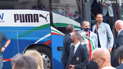 VIDEO Italia, Azzurri ricevuti a Palazzo Chigi: Chiellini solleva la Coppa