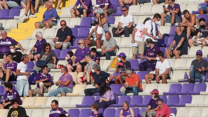 GERMOGLI PH: 7 AGOSTO 2021 FIRENZE STADIO ARTEMIO FRANCHI PARTITA AMICHEVOLE FIORENTINA VS ESPANYOL NELLA FOTO PUBBLICO TIFOSI 